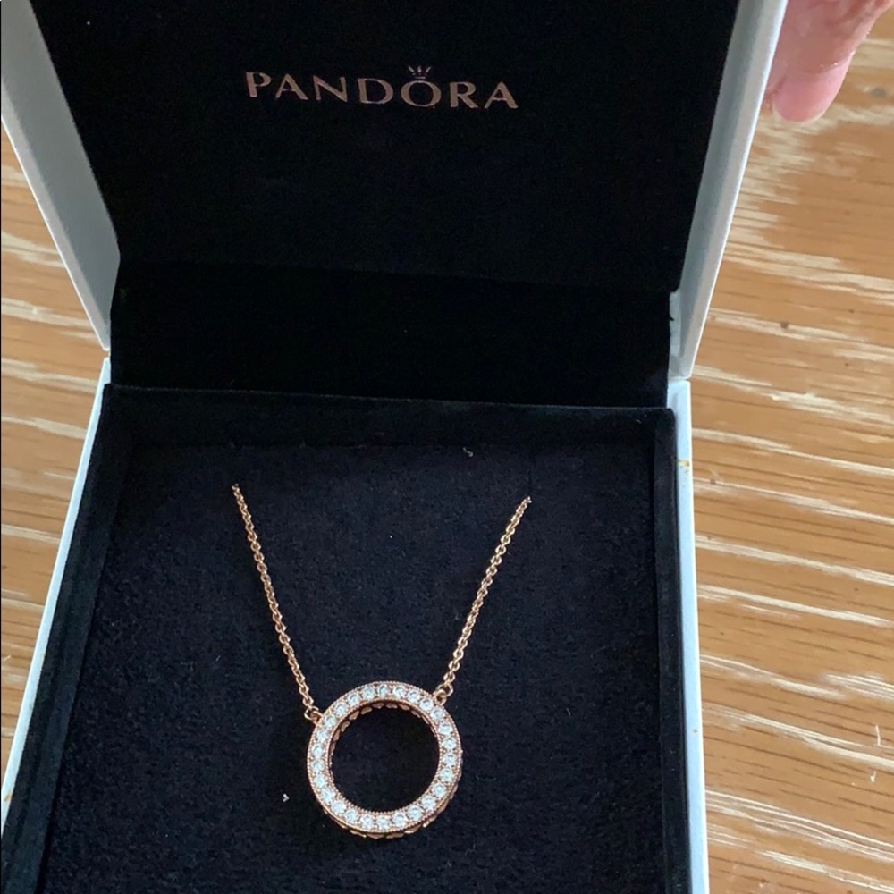 Pandora Circle of Sparkle Necklace